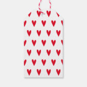 Étiquettes-cadeau Vous aimez | Red Heart Valentine's Day (Dos)