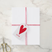 Étiquettes-cadeau Vous aimez | Red Heart Valentine's Day (Avec de la ficelle)