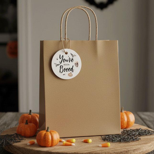 Étiquettes Cadeau Vous avez été réservé Voisin Halloween jeu (Créateur téléchargé)