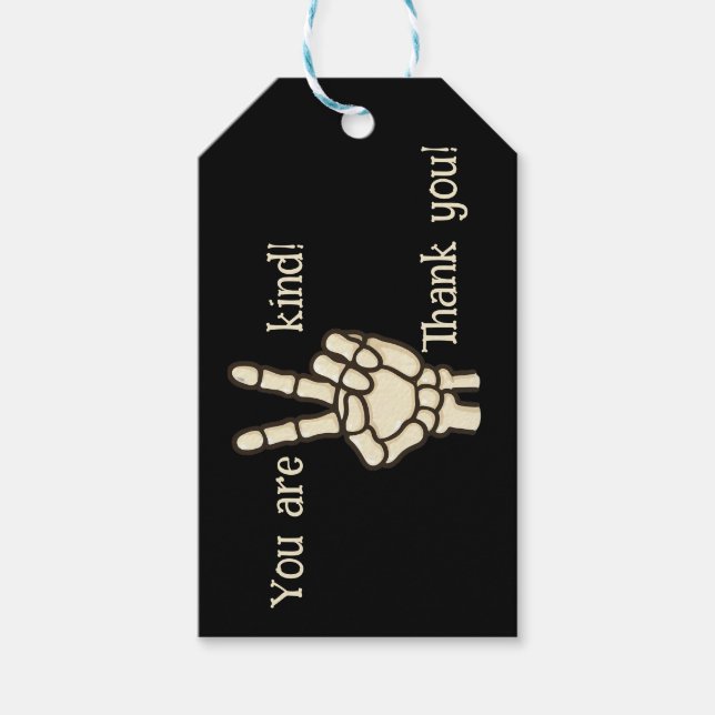 Étiquettes-cadeau Vous êtes 2 Genre, Mauvais 2 l'Os Anniversaire Mer (Devant)