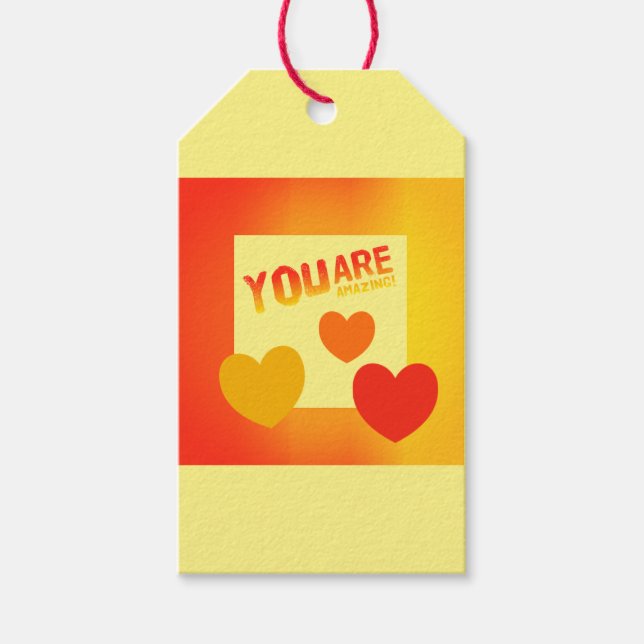 Étiquettes-cadeau Vous Êtes Extraordinaire (Devant)