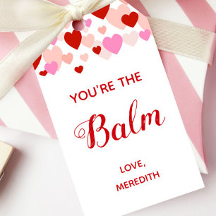 Étiquettes-cadeau Vous êtes le Balm Lip Balm Valentine's Day Gift Ta