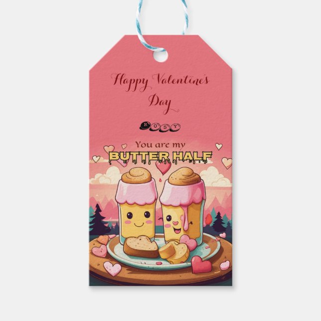 Étiquettes-cadeau Vous êtes ma moitié de la Saint-Valentin (Devant)