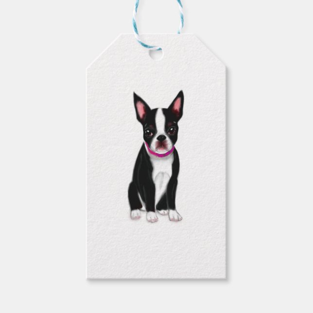 Étiquettes-cadeau Vous êtes mon tout boston terrier esprit animal de (Devant)