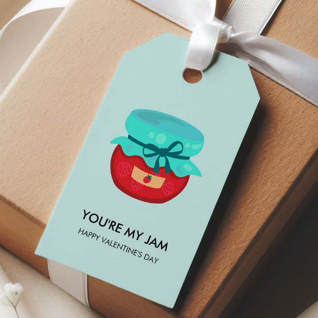 Étiquettes-cadeau Vous êtes My Jam Valentine, école pour enfants (Créateur téléchargé)