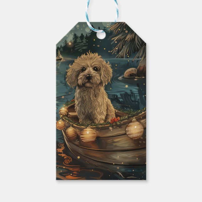 Étiquettes-cadeau Voyage festif de Noël Havanais (Devant)