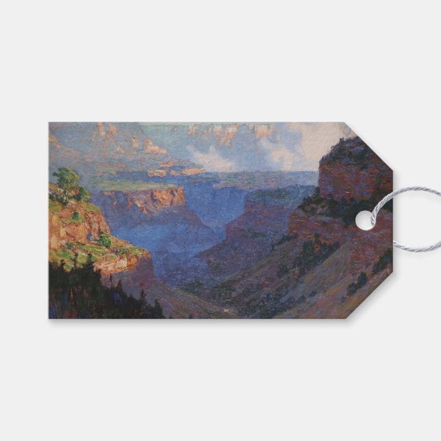 Étiquettes-cadeau Vue sur le Grand Canyon (par E.H. Potthast) (Devant (Horizontal))