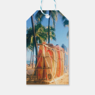 Étiquettes-cadeau Waikiki Beach Surboards
