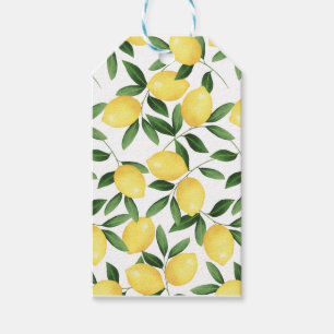 ÉTIQUETTES-CADEAU WATERCOLOR LEMONS