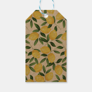 ÉTIQUETTES-CADEAU WATERCOLOR LEMONS