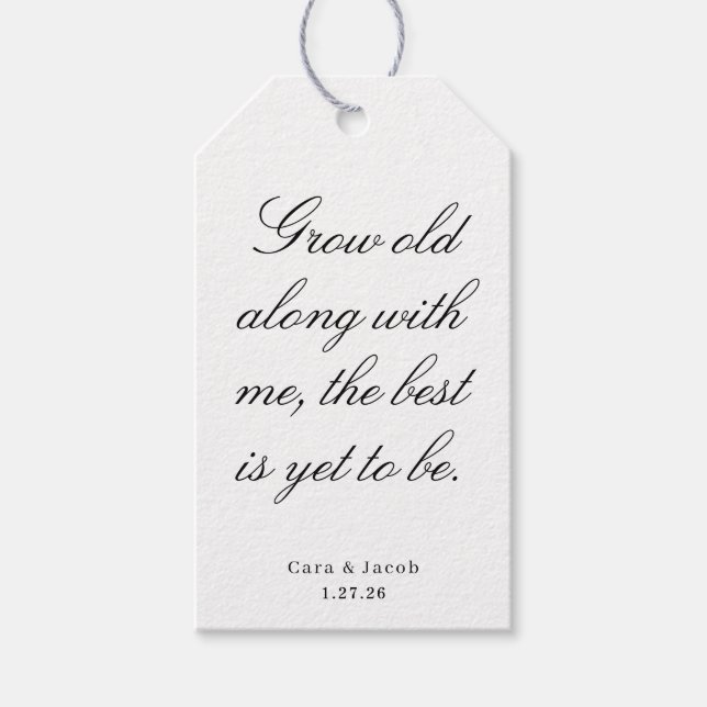 Étiquettes-cadeau Wedding Centerpiece, Bridal Shower Decoration  (Devant)