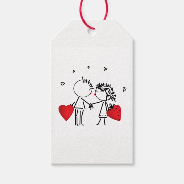 Étiquettes-cadeau Wedding , day Valenine , love (Devant)