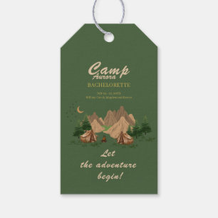 Étiquettes-cadeau Week-end d'aventure pour l'enterrement de vie de j