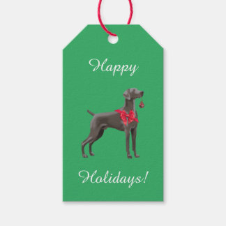 Étiquettes-cadeau Weimaraner Christmas Cadeaux Tags