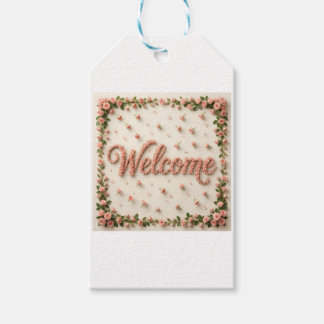 Étiquettes-cadeau Welcome
