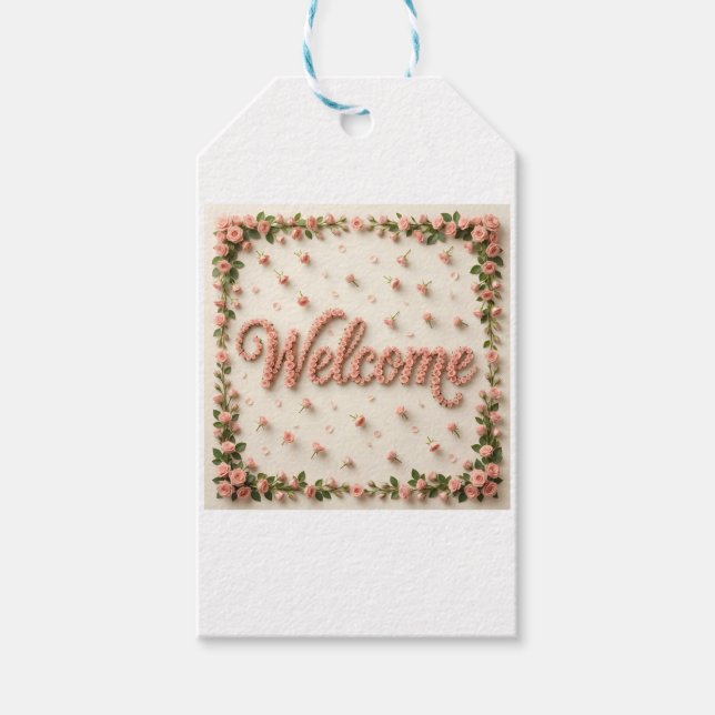 Étiquettes-cadeau Welcome (Devant)