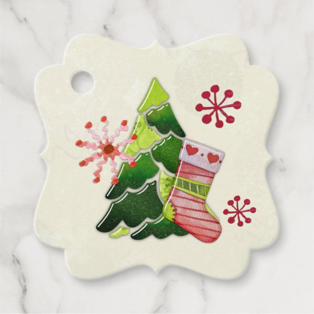 Étiquettes Cadeau Whimsey (Devant)