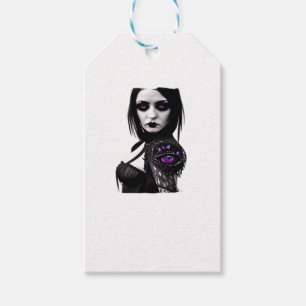 Étiquettes-cadeau Whimsigoth Classic Design Pour Halloween