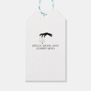 Étiquettes-cadeau Whimsigoth Ink – Forêts Mystiques, Lunes & Magie O