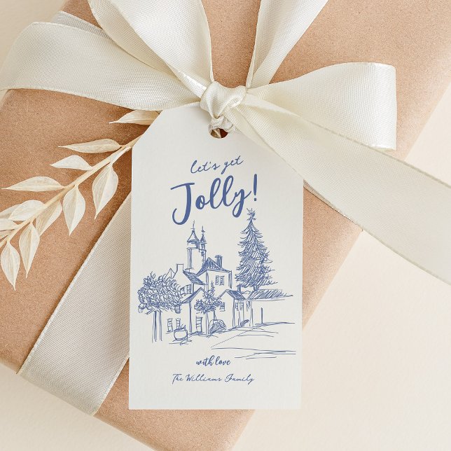 Étiquettes-cadeau Whimssbble Vintage Noël (Créateur téléchargé)