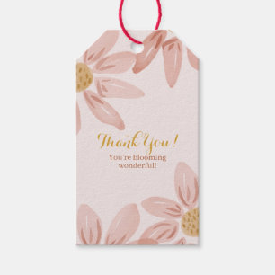 Étiquettes-cadeau Wild Daisy Boho 1st Birthday Party Favoriser Tags