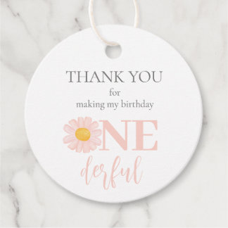 Étiquettes Cadeau Wild One 1er anniversaire fête Boho Retro Rose Dai