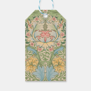 Étiquettes-cadeau William Morris Fleur de Myrte Floral Botanique