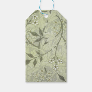 Étiquettes-cadeau William Morris Jasmine Botanique Antique Vintage