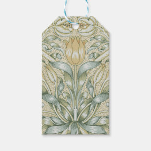 Étiquettes-cadeau William Morris Motif Grenade Antique Lily