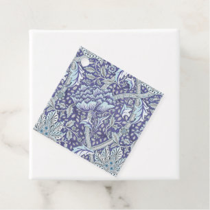Étiquettes Cadeau William Morris Windrush fleurs bleues