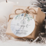 Étiquettes Cadeau Winter Pop it lorsqu'elle popote baby shower Favou<br><div class="desc">Winter Pop it quand elle pops baby shower Favor Tag. Éléments correspondants disponibles.</div>