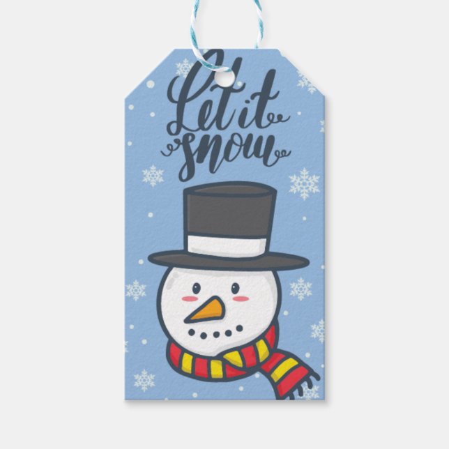 Étiquettes-cadeau Winter Wonderland (Devant)