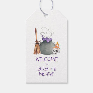 Étiquettes-cadeau Witch Cauldron Halloween Tags cadeaux
