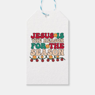 Étiquettes-cadeau Xmas Gift Jesus Is The Reason For The Season