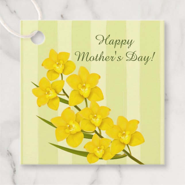 Étiquettes Cadeau Yellow delight (Devant)