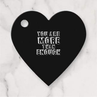 Étiquettes Cadeau You Are More Than Enough Faith Based Self Love Des