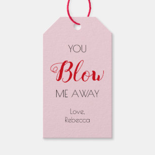 Étiquettes-cadeau You Blow Me Away, Bubbles Tags pour la Saint-Valen