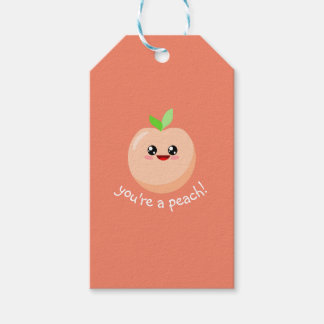 Étiquettes-cadeau You're a peach !