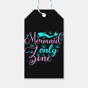 Étiquettes-cadeau Zone Mermaid uniquement