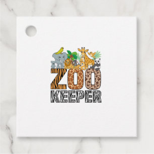 Étiquettes Cadeau Zookeeper Costume Zebra Wild Print Animal Africain