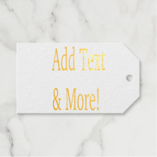 Étiquettes Cadeaux Ajouter du texte et plus ! Customisez votre propre