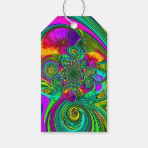 Étiquettes cadeaux avec Twine "Color Coded Swirls