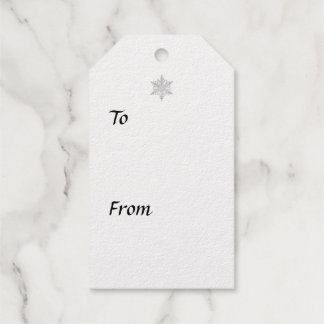 ÉTIQUETTES CADEAUX BENTLEY WILSON SNOWFLAKE CADEAU TAG