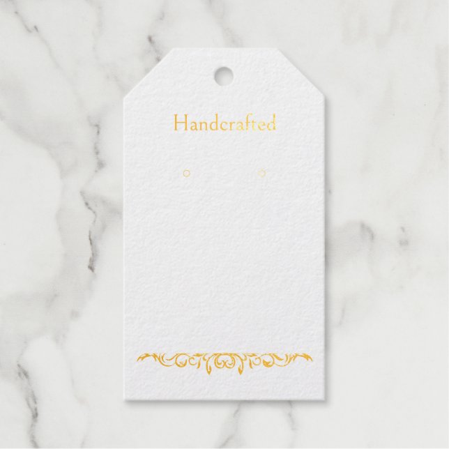 Étiquettes Cadeaux Cartes d'affichage à oreilles à la pression (Recto)