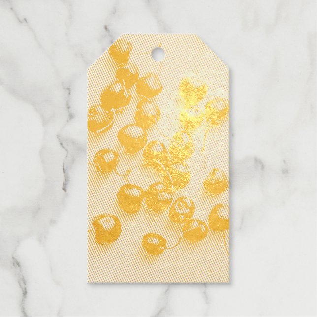 Étiquettes Cadeaux Cerises (Recto)