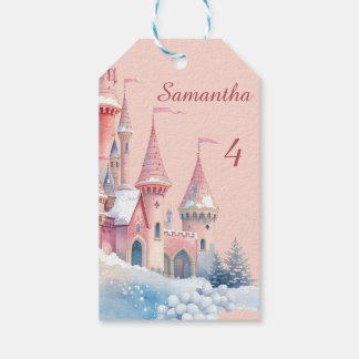 Étiquettes Cadeaux Château Enchanté, Étiquettes Fa