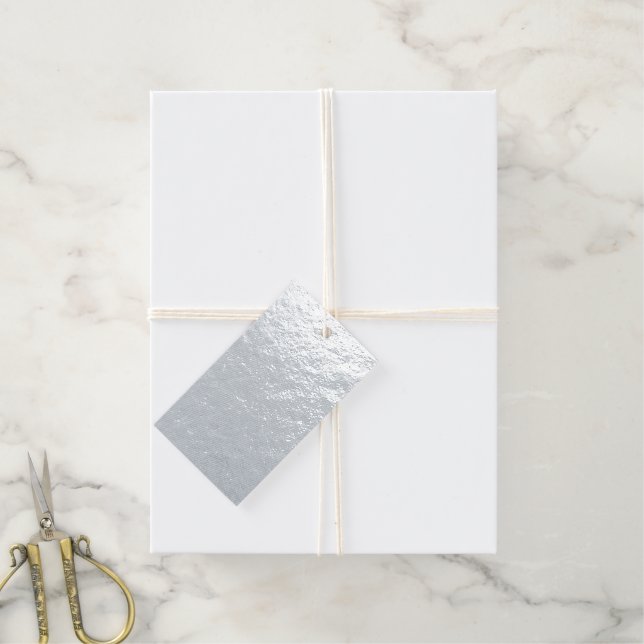 Étiquettes Cadeaux Create Your Own dark gray blue customizable (Avec de la ficelle)