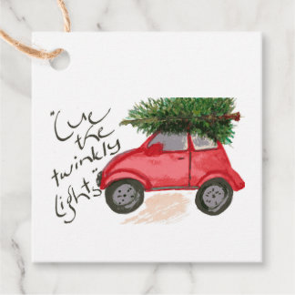 Étiquettes cadeaux Cue the Lights