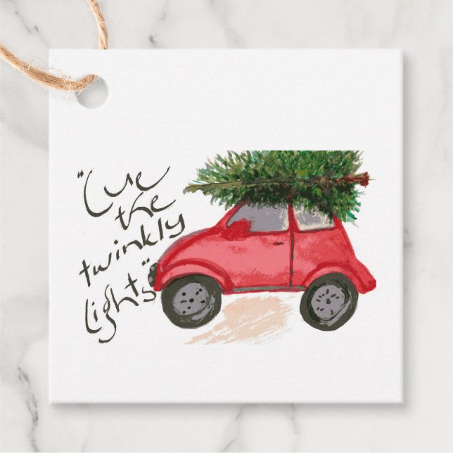 Étiquettes cadeaux Cue the Lights (Devant)