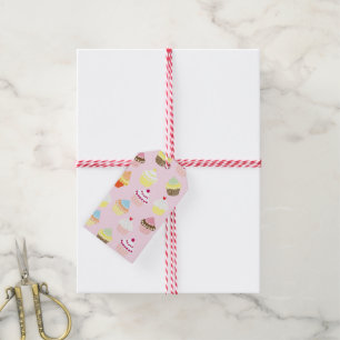 étiquettes cadeaux cupcakes